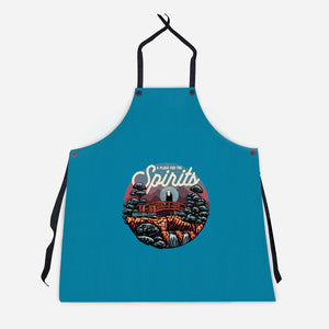 A Place For The Spirits-Unisex-Kitchen-Apron-glitchygorilla