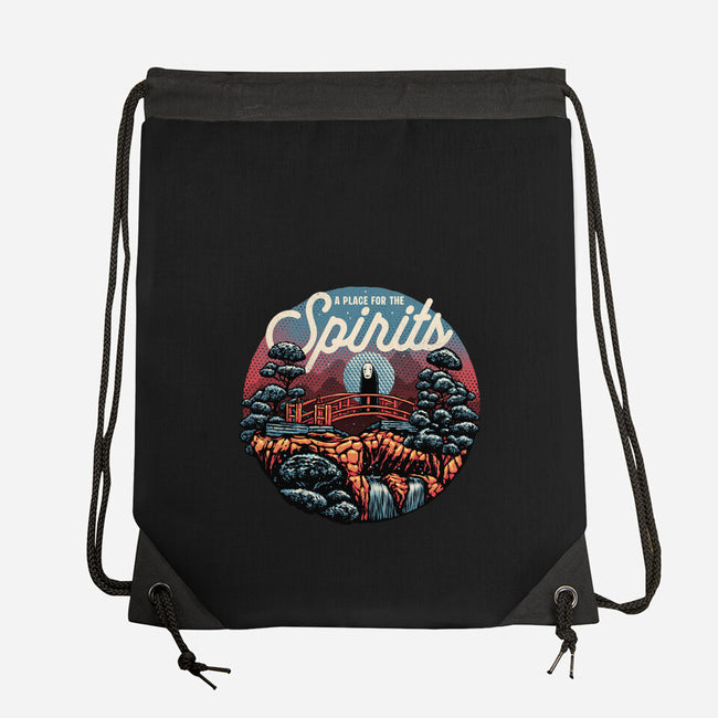 A Place For The Spirits-None-Drawstring-Bag-glitchygorilla