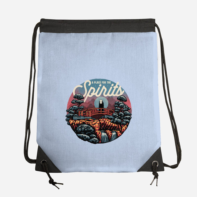 A Place For The Spirits-None-Drawstring-Bag-glitchygorilla