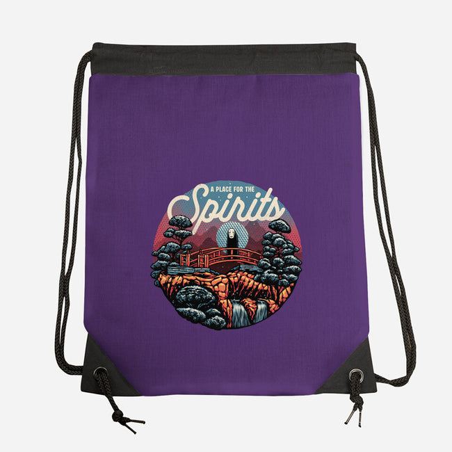 A Place For The Spirits-None-Drawstring-Bag-glitchygorilla