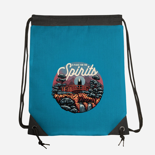 A Place For The Spirits-None-Drawstring-Bag-glitchygorilla