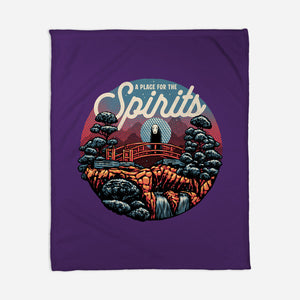 A Place For The Spirits-None-Fleece-Blanket-glitchygorilla