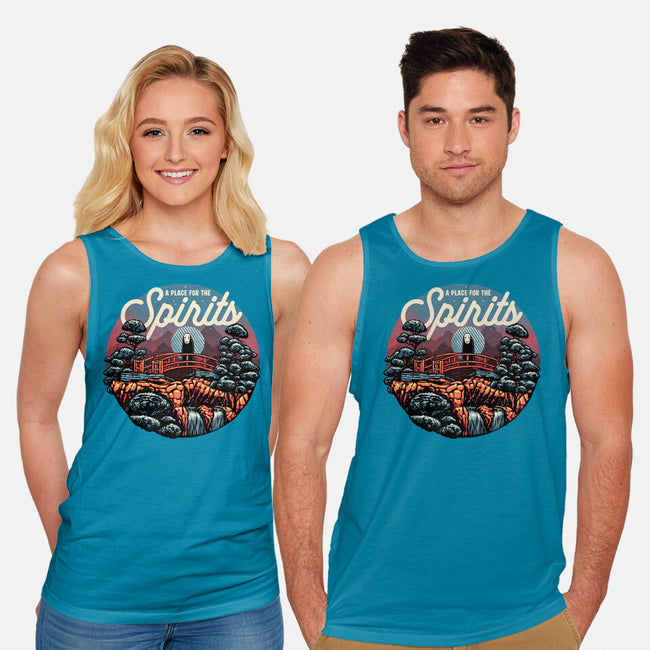 A Place For The Spirits-Unisex-Basic-Tank-glitchygorilla