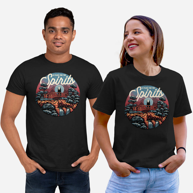 A Place For The Spirits-Unisex-Basic-Tee-glitchygorilla