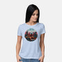 A Place For The Spirits-Womens-Basic-Tee-glitchygorilla