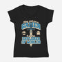 Gamer Sword Explorer-Womens-V-Neck-Tee-Studio Mootant