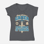 Gamer Sword Explorer-Womens-V-Neck-Tee-Studio Mootant