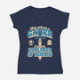 Gamer Sword Explorer-Womens-V-Neck-Tee-Studio Mootant