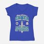 Gamer Sword Explorer-Womens-V-Neck-Tee-Studio Mootant