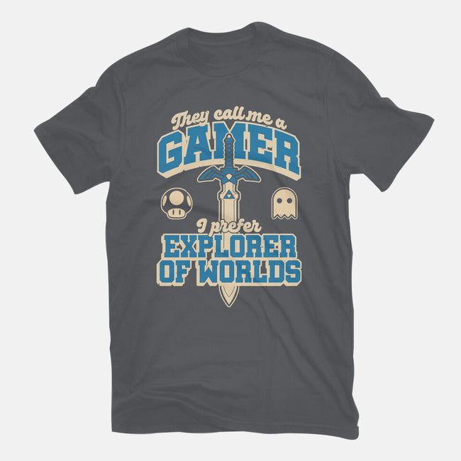 Gamer Sword Explorer-Womens-Fitted-Tee-Studio Mootant