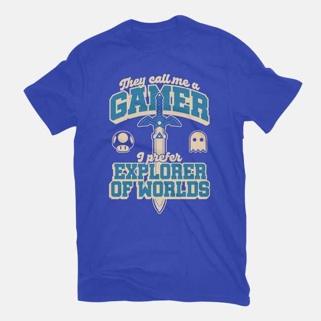 Gamer Sword Explorer-Womens-Fitted-Tee-Studio Mootant