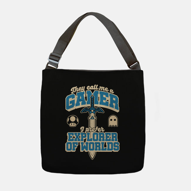 Gamer Sword Explorer-None-Adjustable Tote-Bag-Studio Mootant