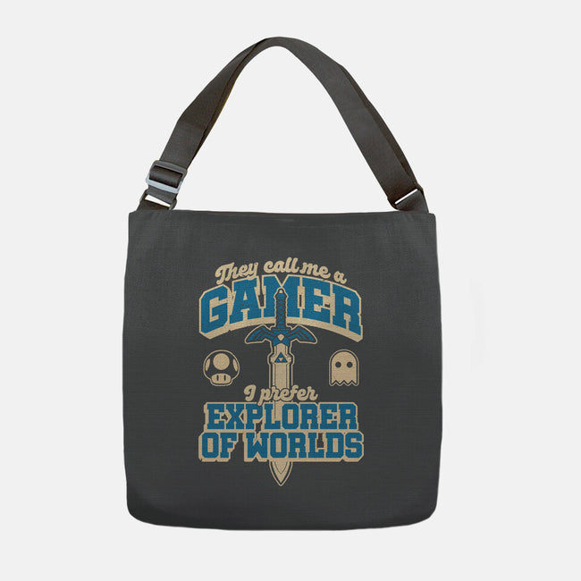 Gamer Sword Explorer-None-Adjustable Tote-Bag-Studio Mootant