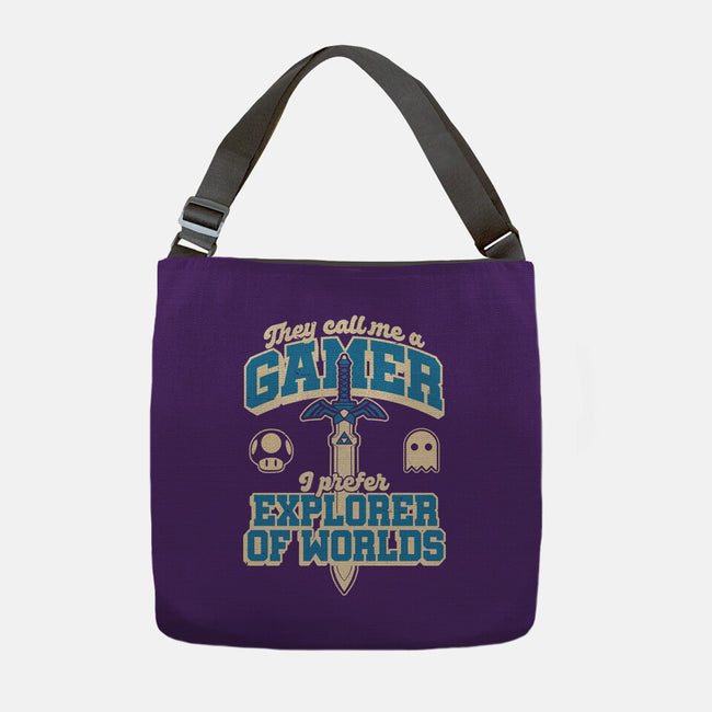Gamer Sword Explorer-None-Adjustable Tote-Bag-Studio Mootant