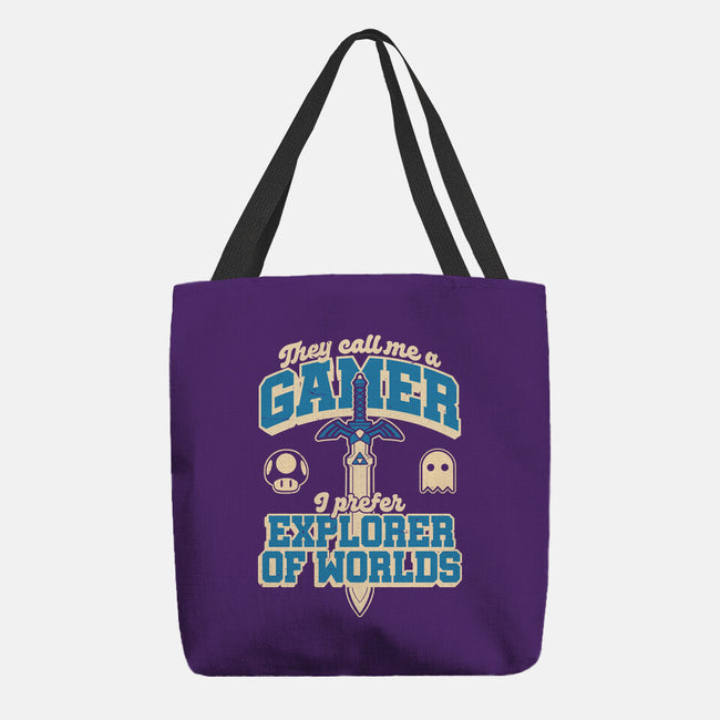 Gamer Sword Explorer-None-Basic Tote-Bag-Studio Mootant