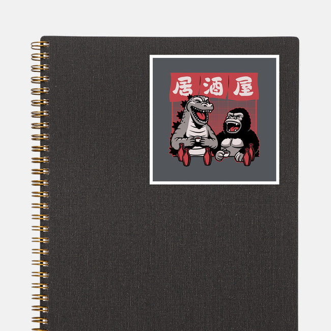 Giant Movie Monsters Bar-None-Glossy-Sticker-Studio Mootant