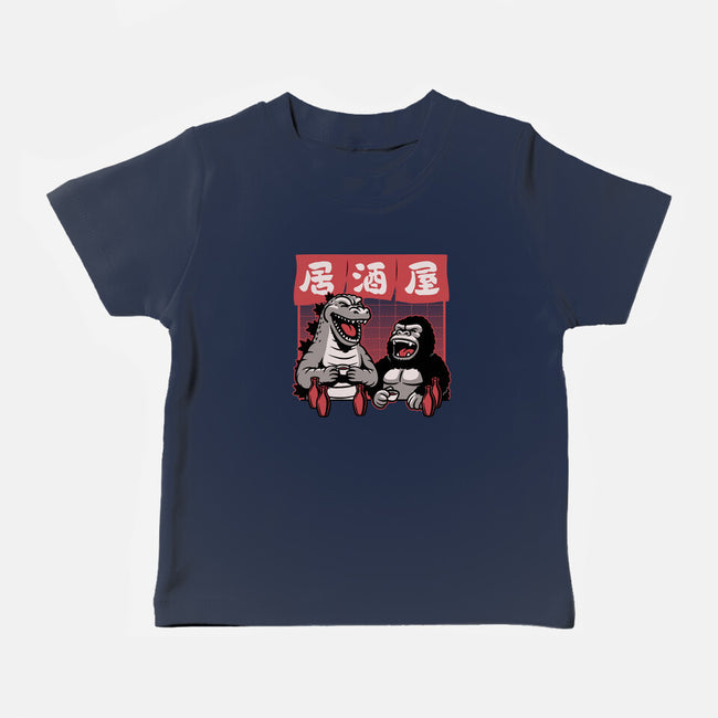 Giant Movie Monsters Bar-Baby-Basic-Tee-Studio Mootant