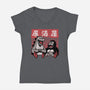 Giant Movie Monsters Bar-Womens-V-Neck-Tee-Studio Mootant