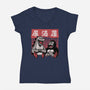 Giant Movie Monsters Bar-Womens-V-Neck-Tee-Studio Mootant