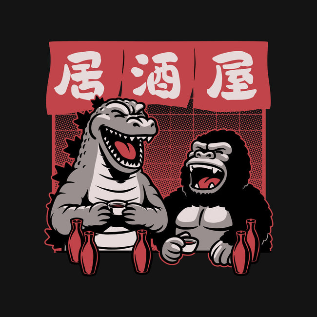 Giant Movie Monsters Bar-Womens-Fitted-Tee-Studio Mootant