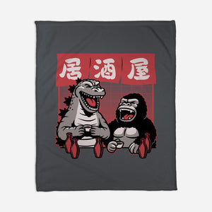 Giant Movie Monsters Bar-None-Fleece-Blanket-Studio Mootant
