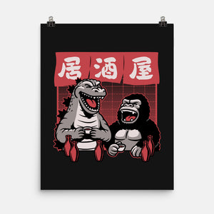 Giant Movie Monsters Bar-None-Matte-Poster-Studio Mootant