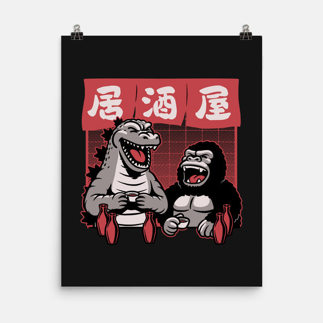 Giant Movie Monsters Bar-None-Matte-Poster-Studio Mootant
