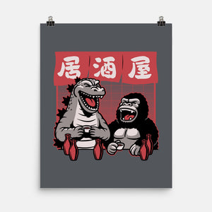 Giant Movie Monsters Bar-None-Matte-Poster-Studio Mootant