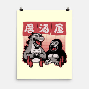 Giant Movie Monsters Bar-None-Matte-Poster-Studio Mootant