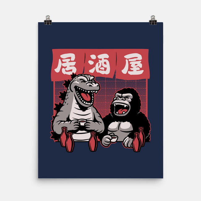Giant Movie Monsters Bar-None-Matte-Poster-Studio Mootant