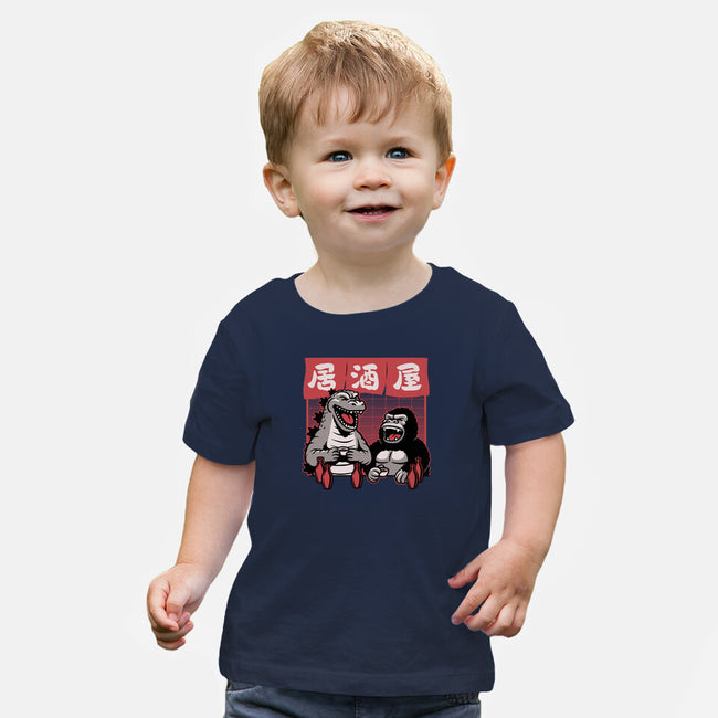 Giant Movie Monsters Bar-Baby-Basic-Tee-Studio Mootant