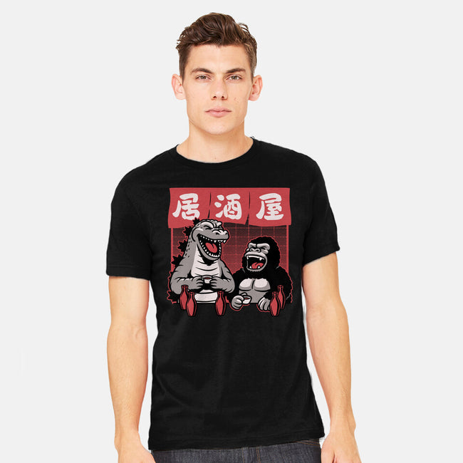 Giant Movie Monsters Bar-Mens-Heavyweight-Tee-Studio Mootant