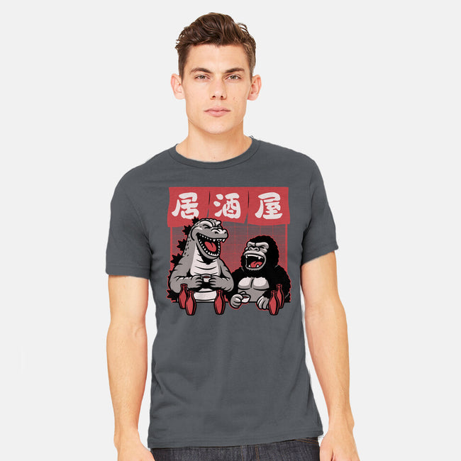 Giant Movie Monsters Bar-Mens-Heavyweight-Tee-Studio Mootant