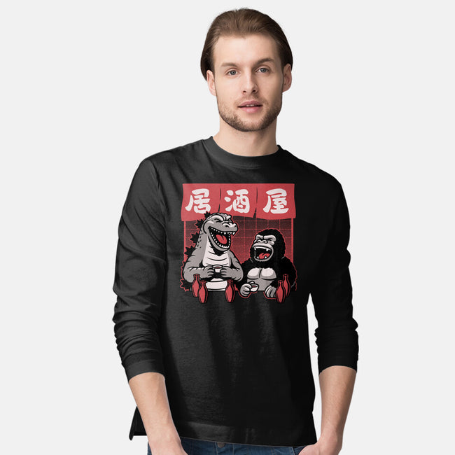 Giant Movie Monsters Bar-Mens-Long Sleeved-Tee-Studio Mootant
