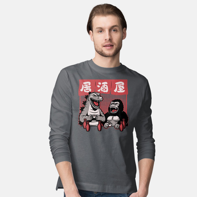 Giant Movie Monsters Bar-Mens-Long Sleeved-Tee-Studio Mootant