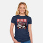 Giant Movie Monsters Bar-Womens-Fitted-Tee-Studio Mootant
