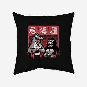 Giant Movie Monsters Bar-None-Removable Cover w Insert-Throw Pillow-Studio Mootant
