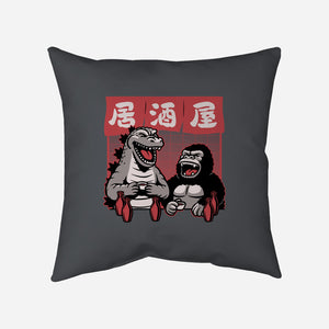 Giant Movie Monsters Bar-None-Removable Cover w Insert-Throw Pillow-Studio Mootant