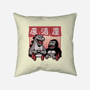Giant Movie Monsters Bar-None-Removable Cover w Insert-Throw Pillow-Studio Mootant