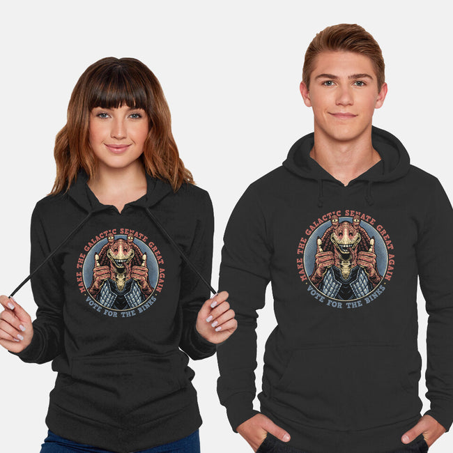 Vote For The Binks-Unisex-Pullover-Sweatshirt-glitchygorilla