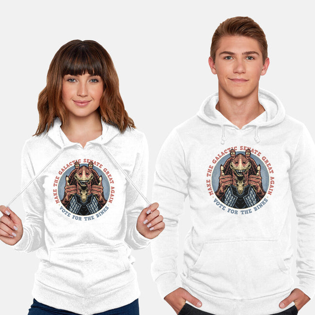 Vote For The Binks-Unisex-Pullover-Sweatshirt-glitchygorilla