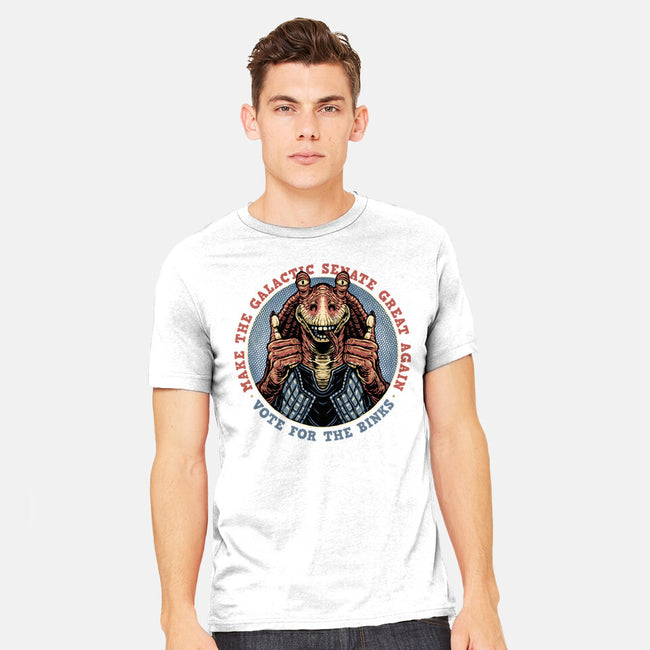 Vote For The Binks-Mens-Heavyweight-Tee-glitchygorilla