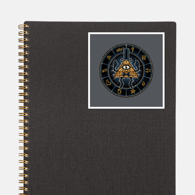Master Of Secrets-None-Glossy-Sticker-glitchygorilla