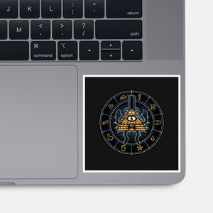 Master Of Secrets-None-Glossy-Sticker-glitchygorilla