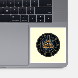 Master Of Secrets-None-Glossy-Sticker-glitchygorilla