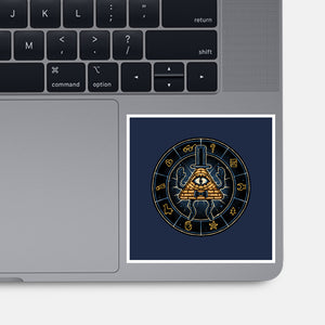 Master Of Secrets-None-Glossy-Sticker-glitchygorilla
