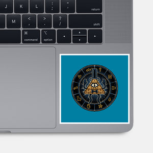 Master Of Secrets-None-Glossy-Sticker-glitchygorilla