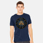 Master Of Secrets-Mens-Heavyweight-Tee-glitchygorilla
