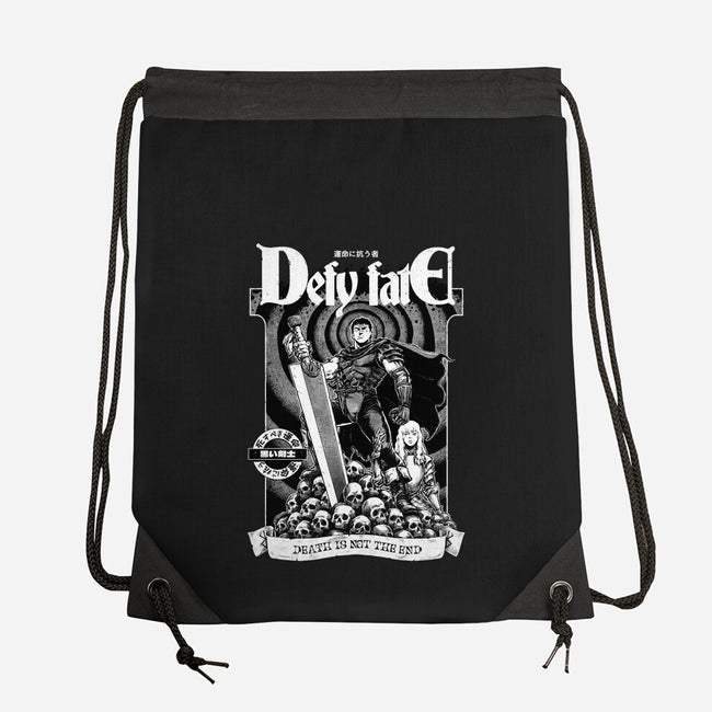Defy Fate-None-Drawstring-Bag-Hafaell
