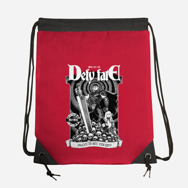 Defy Fate-None-Drawstring-Bag-Hafaell